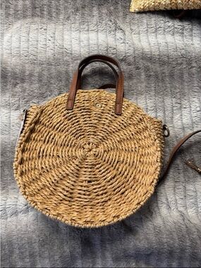 NEW RAFFIA LC LAUREN CONRAD SUMMER BAG/ CROSSBODY